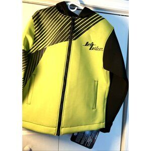 Jettribe Hyper Tour Coat Green | Oversized Neoprene Jacket | PWC Jet Ski Gear M